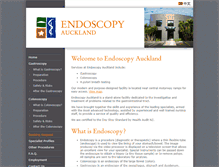 Tablet Screenshot of endoscopyak.co.nz